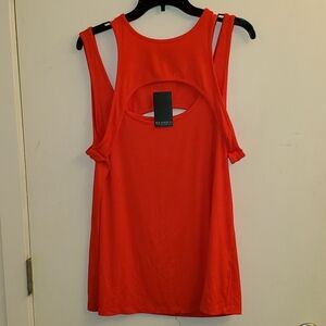 Eloquii cotton, tank style top, sz 18/20, red